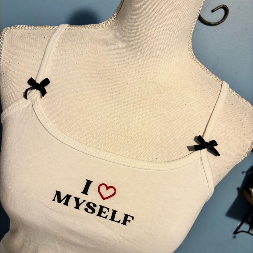 Wild fable “I ❤️ Myself” Cropped, Tank Top - Picture 2 of 7
